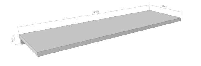 IMOLA AZUMA UP 30x90x5 Sand A.UP L 90S AS