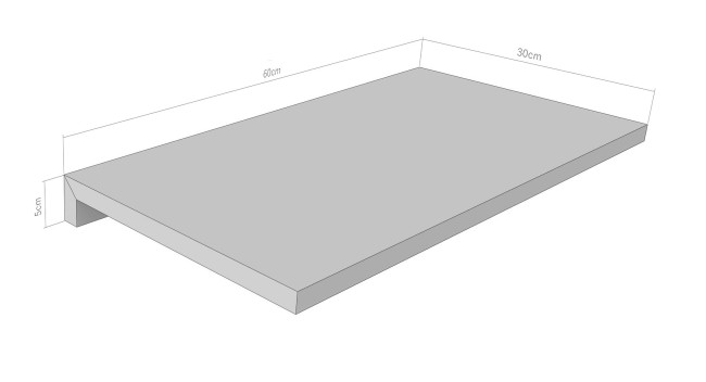 IMOLA X-ROCK 30x60x5 Black X-ROCK L 60N AS